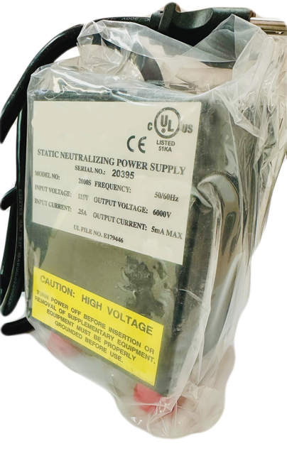 2000S Power Supply 120V or 220V AC, 50/60Hz,Two outputs for two unit operation, 3.25″H x 3.5″W x 5.5″D