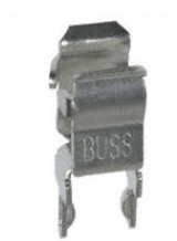 Pack of 11 BK/1A5018-10-R Fuse Clip 15 A 500V 1 Circuit Cartridge Through Hole, RoHs