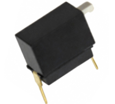 BPA01B Dip Switch SPST 1 Position Through Hole, Right Angle Piano Actuator 100mA 5VDC, RoHs
