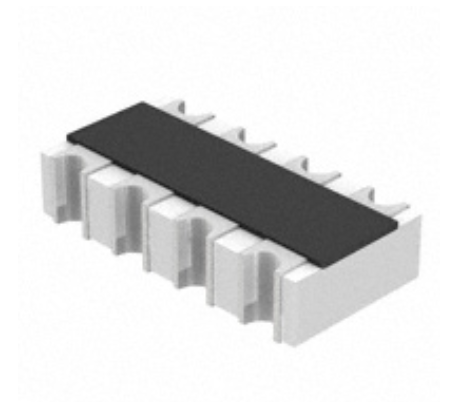 Pack of 10 EXBV8V102JV Power Per Element Isolated 4 Resistor Network/Array 1k Ohm ±5% 62.5mW ±200ppm/°C 1206 (3216 Metric), Concave, Long Side Terminals