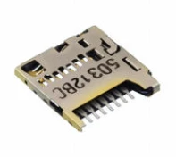 Pack of 4 5033981892 Connector microSD Card SMD, RoHs