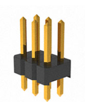 Pack of 2 PRPC003DAAN-RC Connector Header Through Hole 6 position 0.100" (2.54mm), RoHs