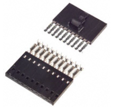 103958-9 Connector Receptacle 10 Position IDC 22-26AWG Gold