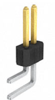 Pack of 10 68021-102H Connector Header Through Hole, Right Angle 2 position