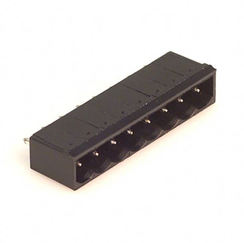 861608 Terminal Block Header 8 Position, Male Pins, Shrouded (4 Side) 0.200" (5.08mm) Vertical Through Hole