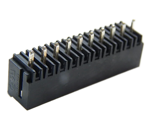 31183110 Connector 10 Position Terminal Block Header, Male Pins, Shrouded (4 Side) 0.138" (3.50mm) Vertical Through Hole