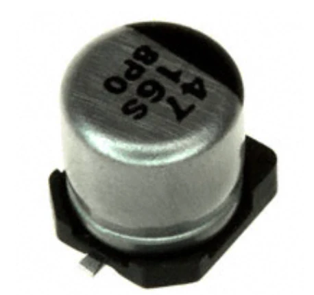 Pack of 10  ECEV1CA470WR   Aluminum Electrolytic Capacitors Radial 47 µF 16 V, Can - SMD 1000 Hrs @ 85°C