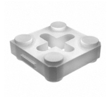 Pack of 10 460-200 LED T1, T1 3/4 LED Standoff Natural Nylon 0.200" (5.08mm)