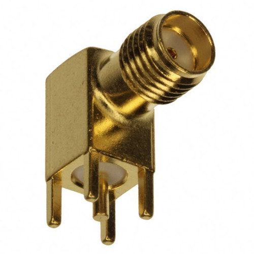 73100-0114 Connector SMA Receptacle, Female Socket 50 Ohms Through Hole, Right Angle Solder : RoHS