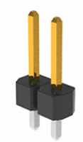 Pack of 3 68000-102HLF Connector Header Vert 2 position 2.54mm, RoHs
