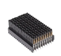 2102736-1 Connector Receptacle 144 Position Through Hole Black MULTIGIG, RoHs