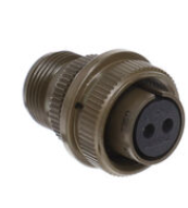 MS3106A14S9S Connector Circular Female 2 Position Solder Cup