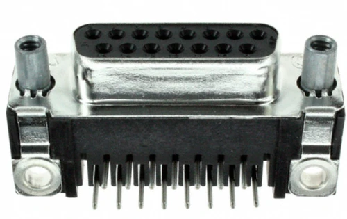 Pack of 2 5745782-6 Connector D-Sub Receptacle 15POS R/A