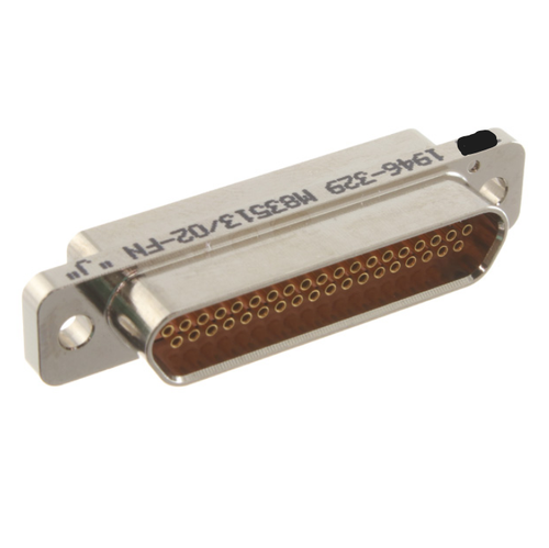 M83513/02-FN Connector Micro-D Receptacle 37 Position SLDR Cup