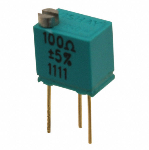 Y40531K00000J0L Trimmer 1K OHM 0.25W PC Pin Top, RoHs