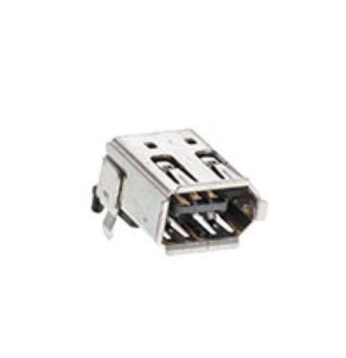 53462-0629 Connector Firewire (IEEE 1394) Receptacle 6 Position Surface Mount, Right Angle; Through Hole