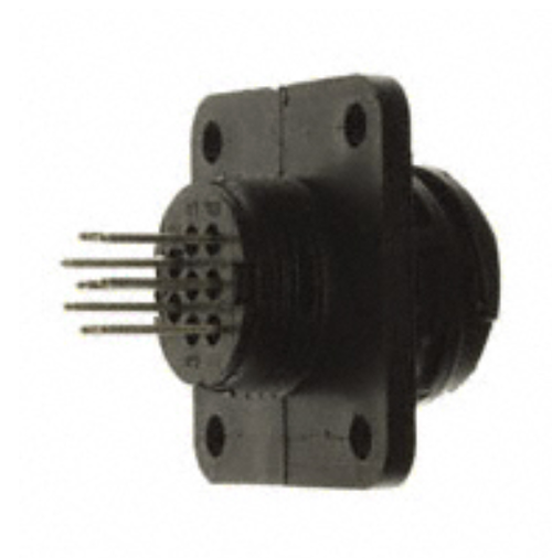 AMP208657-1  Connector 8 Position Circular Receptacle, Female Sockets Solder, 208657-1