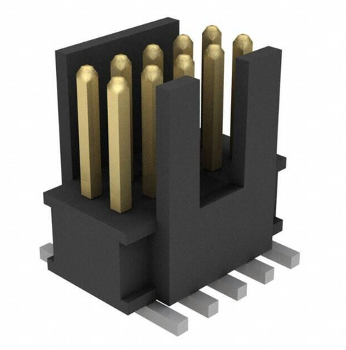 Pack of 4 FTSH-105-01-L-DV-K-P-TR Connector Header 10POS 1.27MM SMD, RoHs