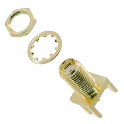 Pack of 2 132289 CONN SMA RCPT STR 50OHM EDGE MNT, RoHs