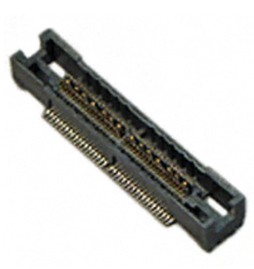 2-767004-3 Connector 76 Position Receptacle, Center Strip Contacts Surface Mount Gold