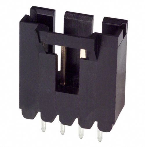 Pack of 4 5-104363-3 Connector Header Vert 4 position 2.54mm Through Hole, RoHs