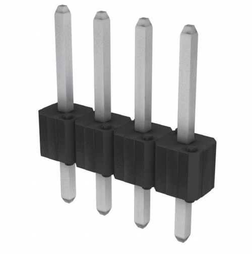 Pack of 10 68001-404HLF Connector Header Vert 4 position 2.54mm Through Hole, RoHs