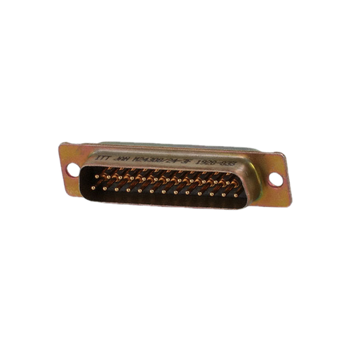 M24308/24-3F Connector D-Sub Plug 25 Position PNL MT SLDR, Rohs