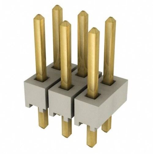 Pack of 4 HTSW-103-07-G-D Connector Header Through Hole 6 position 2.54mm, RoHs