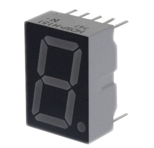HDSP-H151  AVAGO  LED Displays & Accessories Red 637nm 0.56in 7 Segment 10Pin DIP 
