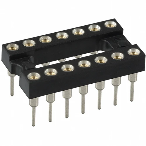 111-43-314-41-001000 Connector IC DIP Socket 14POS Gold Through Hole