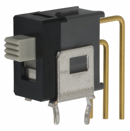 Pack of 2 AS12AV Slide Switch SPDT 0.4VA 28V Through Hole, Right Angle, Vertical, RoHs