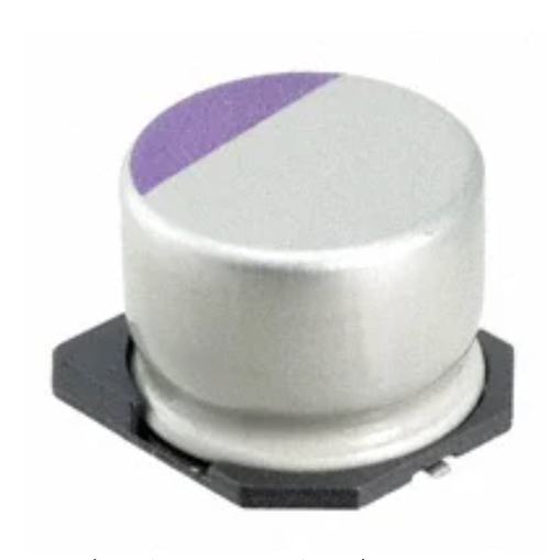 16SVP100M Polymer Capacitors Radial 100 µF 16 V Aluminum, Can - SMD 35mOhm 2000 Hrs @ 105°C, CU1C101MCAANG