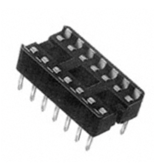 390262-5 Connector 40 (2 x 20) Pos DIP, 0.6" (15.24mm) Row Spacing Socket Tin Through Hole