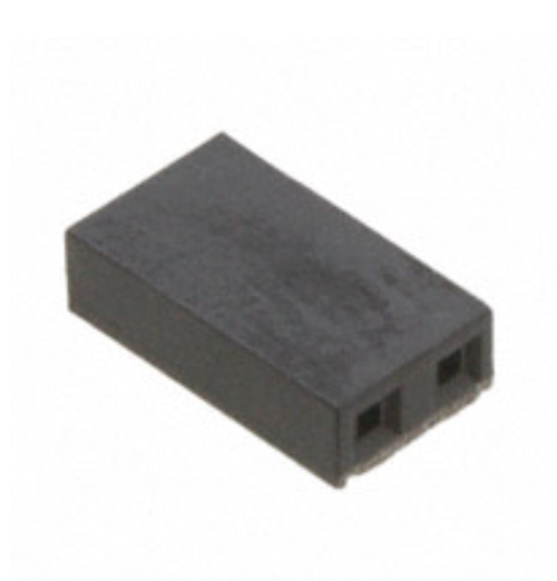 Pack of 10 15-29-1024  Connector 2 (1 x 2) Position Shunt Black Open Top 0.100" (2.54mm) Gold
