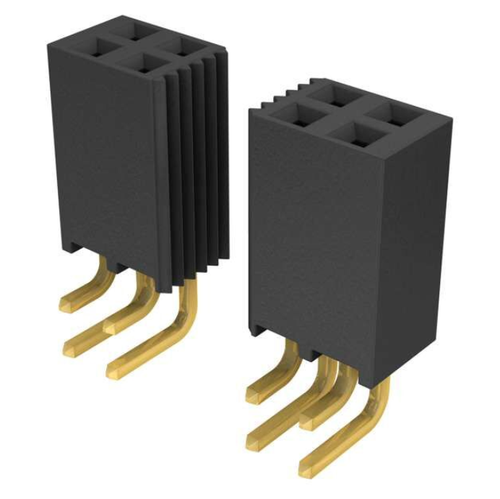 SSQ-110-02-G-D-RA Connector Receptacle 20POS 0.1 Gold PCB R/A