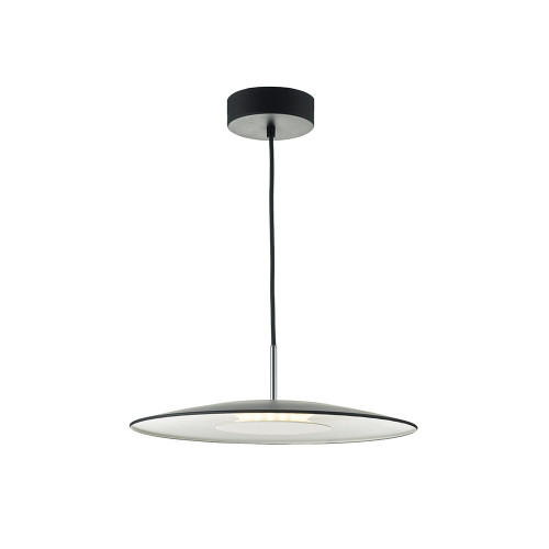 Dar Lighting Dar  ENO0122 Enoch Matte Black LED Pendant 