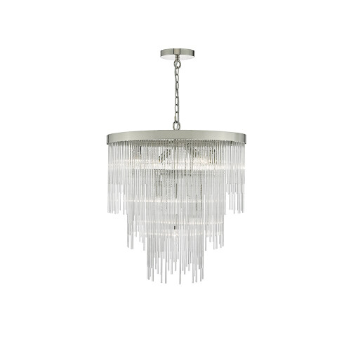 Dar Lighting Dar  ISL3450 Isla 7 Light Polished Chrome Pendant 