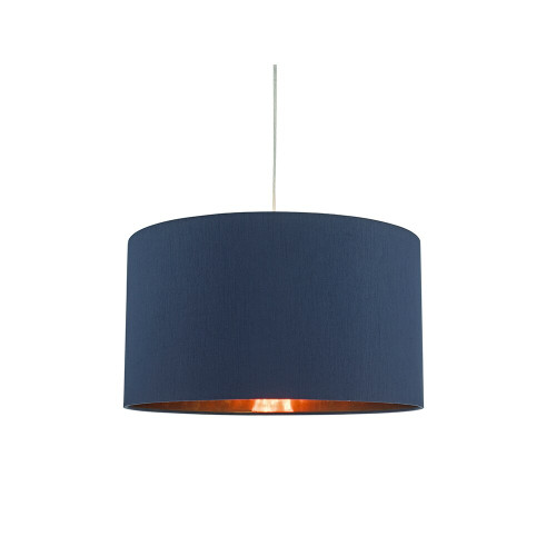Dar Lighting Dar  TIM6523 Timon Navy/Copper Easy Fit Pendant 