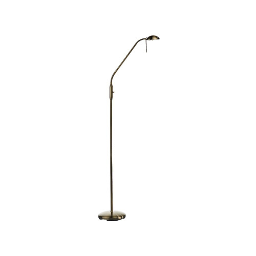 Dar Lighting Dar JOU5575 Journal Antique Brass Floor Lamp 