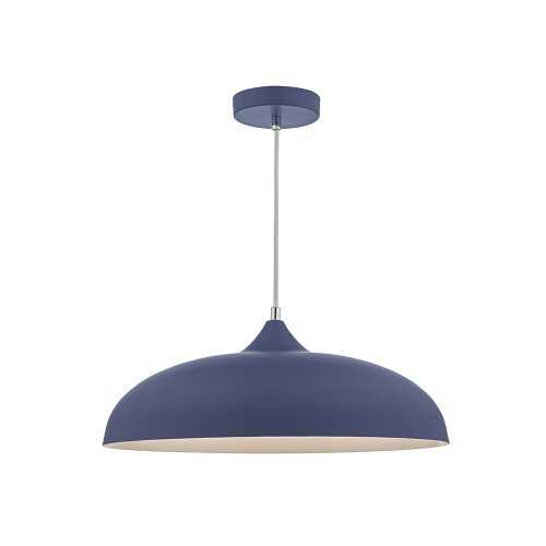 Dar Lighting Dar  KAE0123 Kaelan 1 Light Blue Ceiling Pendant 