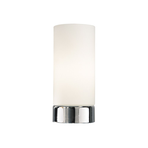 Dar Lighting Dar  OWE4050 Owen Round Polished Chrome Glass table Lamp 