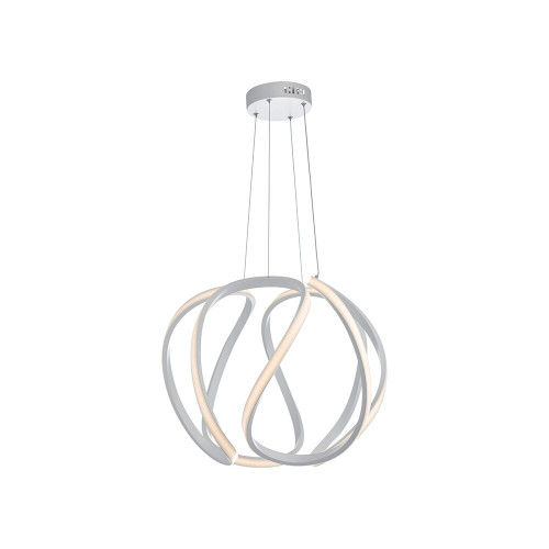 Dar Lighting Dar ALO862 Alonsa Large White LED Pendant 