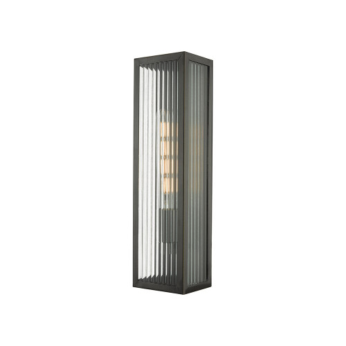 Dar Lighting Dar  KEE5063 Keegan Outdoor Bronze Large Wall Light 
