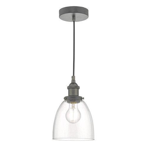 Dar Lighting Dar ARV0161 Arvin Antique Chrome Pendant 