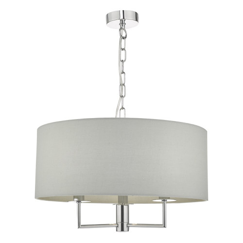 Dar Lighting Dar JAM0339 Jamelia 3 Light Chrome Pendant 