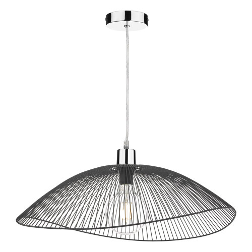 Dar Lighting Dar ONZ1722 Onza Easy Fit Black Shade Twin Pack 