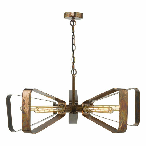 Dar Lighting Dar YAV0564 Yavanna 5 Light Copper Pendant 