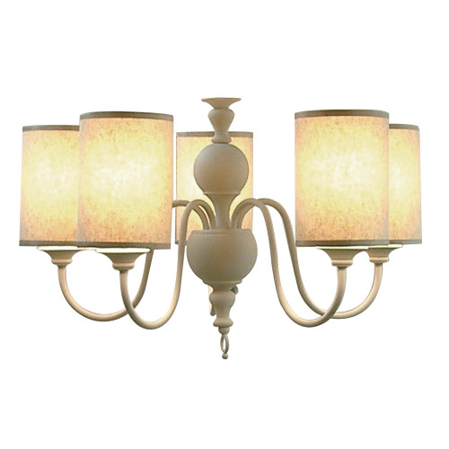 David Hunt Lighting David Hunt FLE0533 Flemish 5 Light Cream Ceiling Pendant 