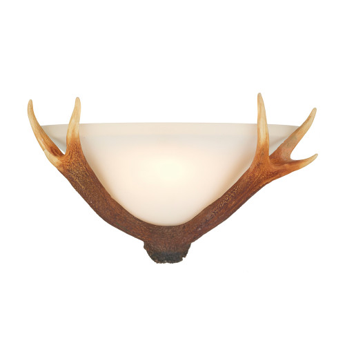 David Hunt Lighting David Hunt ANT07 Antler 1 Light Rustic Cloured Wall Light 