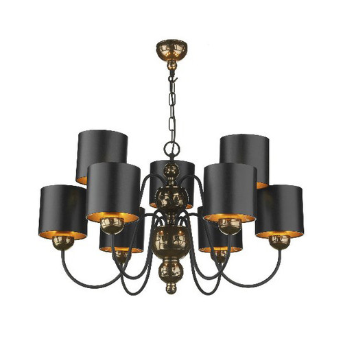 David Hunt Lighting David Hunt GAR1373 Garbo 9 Light Bronze Pendant Ceiling Light 